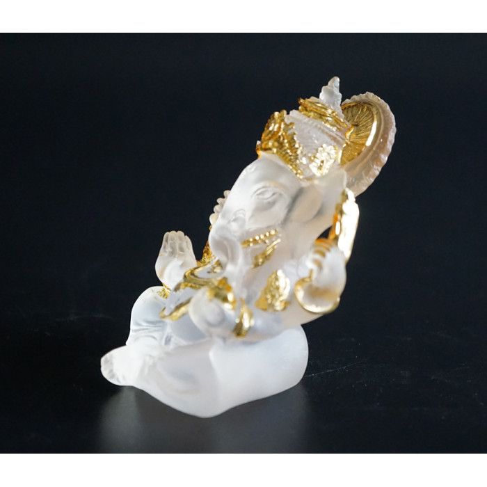 Статуетка Ганеша з прозорого полімеру 13.5 см