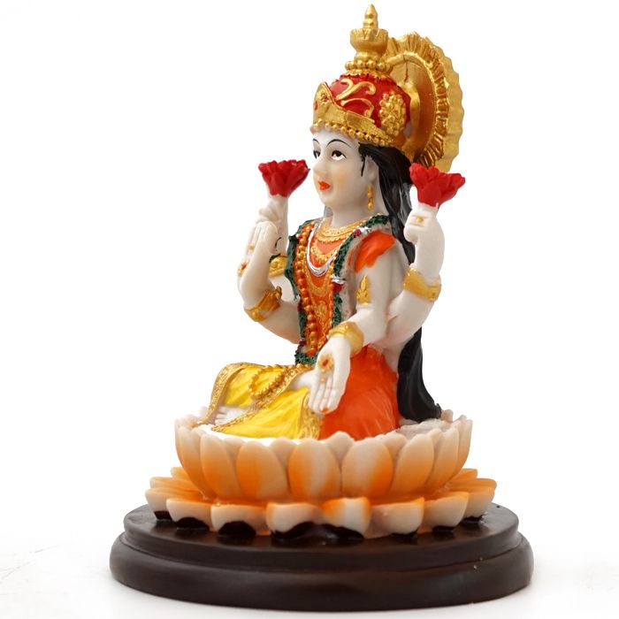 Статуетка Лакшмі Мармурова крихта 11 см