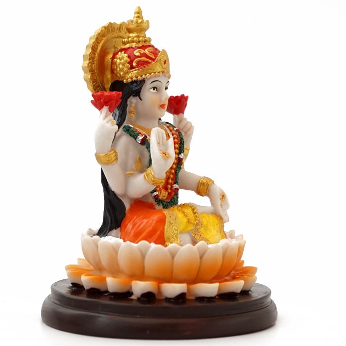 Статуетка Лакшмі Мармурова крихта 11 см
