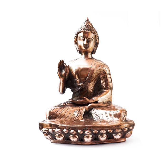 Статуя алюминиевая Будда 48 см