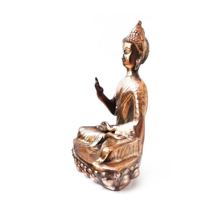 Статуя алюминиевая Будда 48 см