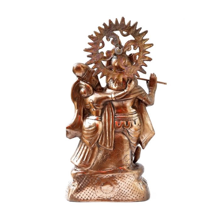 Статуя алюмінієва Радха Крішна 46 см