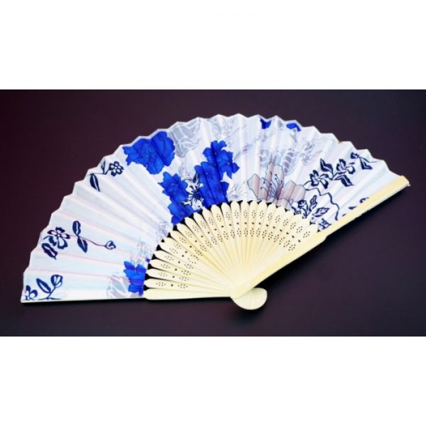 Веер дерево + сатин складной №2