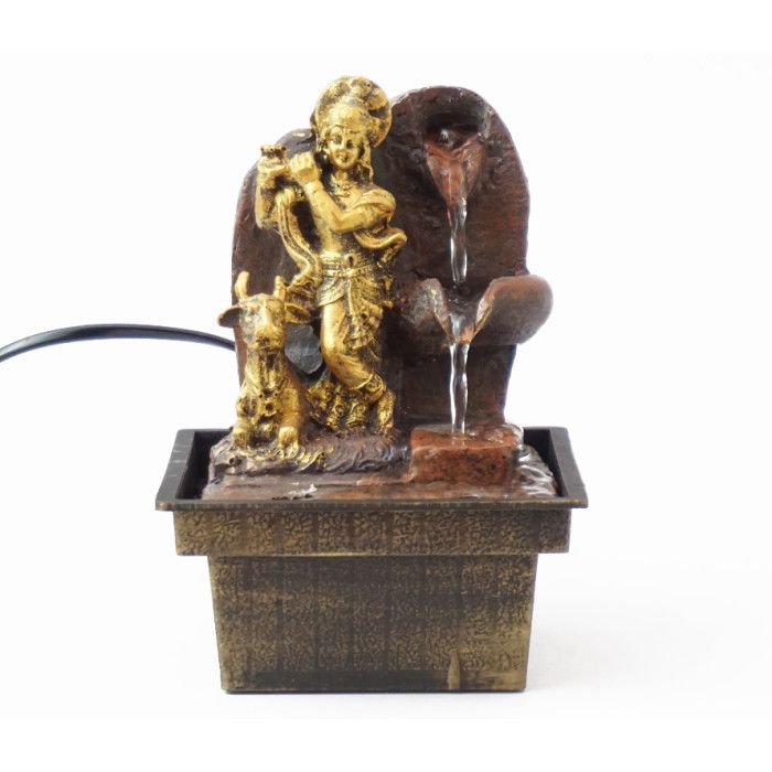 Водоспад настільний Крішна з полістоуну