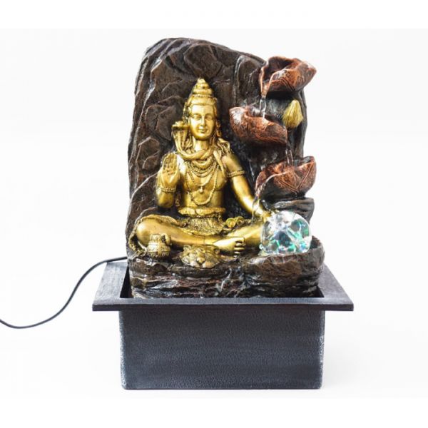 Водопад настольный Шива из полистоуна с подсветкой №3