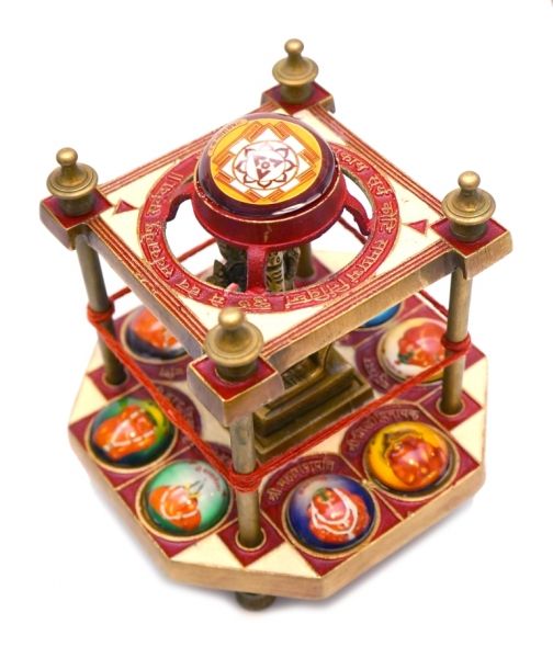 Янтра настільна 3D Сідхі Вінаяк бронза