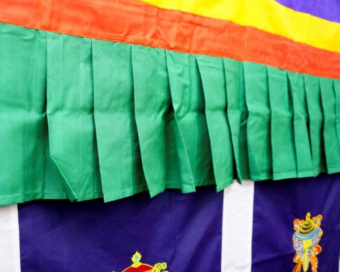 Завіса дверна тибетська з вишивкою №1